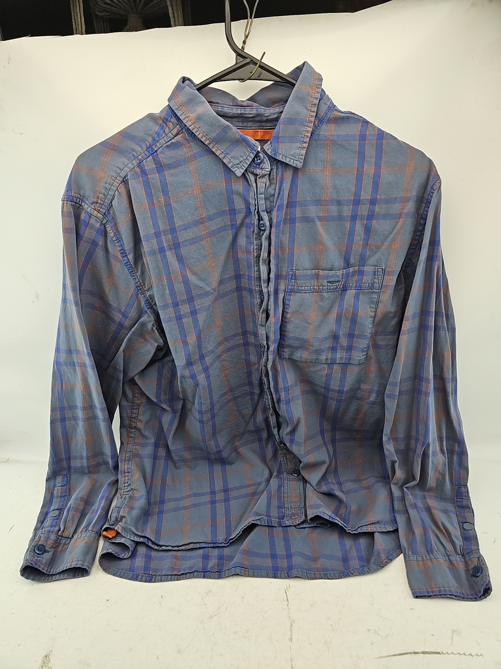 REI Co-op Blue Plaid Flannel Shirt